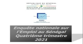 Enquête nationale sur l’Emploi au Sénégal (quatrième trimestre 2021) #PDF